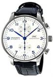 IWC Men's Rose Swiss Automatic Watch with Gold Tone Stainless Steel Strap, Black (Model: IW371446)