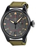IWC Men's Swiss Automatic Watch with Stainless Steel Strap, Black (Model: IW501902)