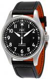 IWC Men's Quartz Watch with Stainless Steel Strap, Black (Model: IW327001)