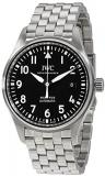 IWC Men's Swiss Automatic Watch with Stainless Steel Strap, Black (Model: IW327011)