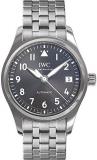 IWC Men's Swiss Automatic Watch with Stainless Steel Strap, Black (Model: IW324002)