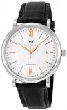 IWC Men's Swiss Automatic Watch with Stainless Steel Strap, Black (Model: IW356517)