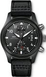 IWC Men's Swiss Automatic Watch with Stainless Steel Strap, Black (Model: IW388007)