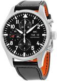IWC Pilot Black Automatic Chronograph Mens Watch IW377709 by IWC