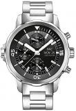IWC Men's Swiss Automatic Watch with Stainless Steel Strap, Black (Model: IW376804)