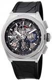 Zenith Defy El Primero 21 Chronograph Automatic Black Skeletal Dial Titanium Men's Watch 95.9000.9004/78.R582
