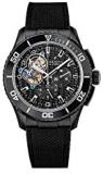 Zenith Stratos Spindrift Chronograph Carbon Fiber Dial Fabric-Covered Rubber Mens Watch 752060406121R573