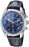 Zenith Men's 'El primero' Swiss Stainless Steel and Leather Automatic Watch, Color:Blue (Model: 032097410.51C)