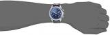 Zenith Men's 'El primero' Swiss Stainless Steel and Leather Automatic Watch, Color:Blue (Model: 032097410.51C)