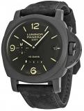 Panerai Men's Swiss Automatic Watch with Stainless Steel Strap, Black (Model: PAM00335)