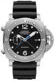 Panerai Luminor 1950 Submersible Black Rubber Strap Titanium Men's Watch PAM00614