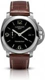 Panerai Men's PAM00320 Luminor 1950 3-Days Automatic GMT Black Dial Watch