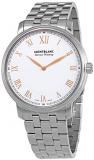 Montblanc orologio Tradition Manual Winding 40mm acciaio quadrante bianco 119963