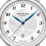 Montblanc Men's Star Legacy 42mm Black Alligator Leather Band Steel Case Automatic Analog Watch 116511
