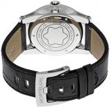 Montblanc Mens Timewalker Black Leather Analog Automatic Watch 101551