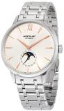Montblanc Heritage Spirit Moonphase Automatic Silver Dial Stainless Steel Mens Watch 111621