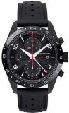 Montblanc TimeWalker Black Dial Mens Chronograph Leather Watch 116101