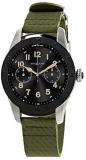 MontBlanc Summit Smartwatch 117545 Bi-Color Steel Case with Khaki Green Rubber S...