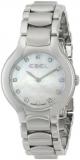 EBEL Women's 1216038 &quot;Beluga&quot; Stainless Steel Watch with Diamond Markers