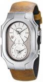 Philip Stein Men's 200-SLG-CAM Swiss Signature Analog Display Swiss Quartz Brown Watch