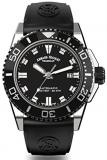Armand Nicolet Men's Diver Automatic Watch Black with Rubber Bracelet JS9 A480AGN-NR-GG4710N