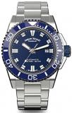 Armand Nicolet Men's Diver Automatic Watch with Stainless Steel Bracelet A480AGU-BU-MA4480AA