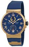 Ulysse Nardin Marine Chronometer Manufacture 18k Rose Gold Watch - 1186-126-3/43
