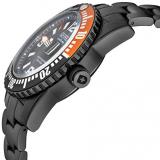 Gevril Men's Swiss Automatic Watch with Stainless Steel Strap, Black, 20 (Model: 46007)
