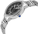 GV2 by Gevril Women's Astor II Swiss Quartz Watch with Stainless Steel Strap, Silver, 18 (Model: 9143)