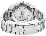 Gevril Men's Swiss Automatic Watch with Stainless Steel Strap, Silver, 20 (Model: 4858A)