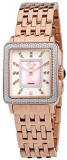 GV2 by Gevril Women&#39;s Padova Gemstones Swiss Quartz Watch with Stainless Steel Strap, Two Toned SS IPRG, 18 (Model: 12336B)