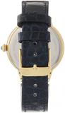 GV2 by Gevril Women Astor II Stainless Steel Swiss Quartz Watch with Leather Strap, Blue, 18 (Model: 9142-L5)