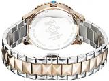 GV2 by Gevril Women's Siena Swiss Quartz Watch with Stainless Steel Strap, Two Toned Rose, 18 (Model: 11723)