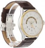 GV2 by Gevril Men Giromondo Quartz Watch with Stainless Steel Strap, Brown, 20 (Model: 42307.1)