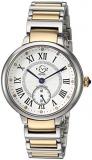 GV2 Women's Rome Swiss Quartz Watch with Stainless Steel Strap, Two Tone, 16 (Model: 12203B)