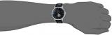 Gevril Mulberry Mens Open Heart Swiss Automatic Black Leather Strap Watch, (Model: 9600)