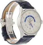 GV2 by Gevril Men Giromondo Quartz Watch with Stainless Steel Strap, Blue, 20 (Model: 42301.2)