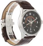 GV2 by Gevril Men Giromondo Quartz Watch with Stainless Steel Strap, Brown, 20 (Model: 42300.1)