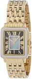 GV2 by Gevril Women's Swiss Quartz Watch with Stainless Steel Strap, IP Gold, 18 (Model: 12307B)