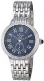 GV2 by Gevril Women's Astor Swiss Quartz Watch with Stainless Steel Strap, Silver, 18 (Model: 9110)