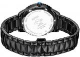 GV2 by Gevril Women's Siena Swiss Quartz Watch with Stainless Steel Strap, Black, 18 (Model: 11724)