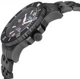 Gevril Men's Swiss Automatic Watch with Stainless Steel Strap, Black, 20 (Model: 46008)