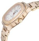 GV2 by Gevril Men's Automatic Watch with Stainless Steel Strap, Rose Gold, 20 (Model: 18102)