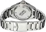 Gevril Men's Wall Street Swiss Automatic Watch with Stainless Steel Strap, Silver, 18 (Model: 4951A)