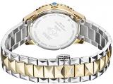 GV2 by Gevril Women's Siena Swiss Quartz Watch with Stainless Steel Strap, Two Toned Rose, 18 (Model: 11721)
