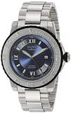 Gevril Men&#39;s Seacloud Automatic Self Winder Watch with Stainless Steel Strap, Silver, 21.8 (Model: 3120B)