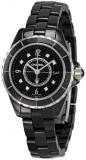 Chanel Women's H2569 J12 Black Ceramic Bracelet Watch