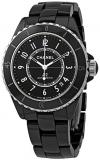 Chanel J12 Automatic Chronometer Black Dial Ladies Watch H5697