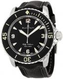 Blancpain Fifty Fathoms Black Dial Stainless Steel Automatic Mens Watch 5015-1130-52
