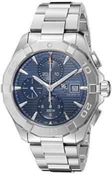TAG Heuer Men's 'Aquaracer' Swiss Automatic Stainless Steel Dress Watch, Color:Silver-Toned (Model: CAY2112.BA0927)